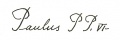 Paul VI, Unterschrift.jpg